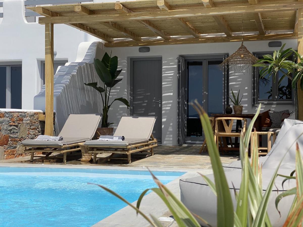Villa Ypsilon Naxos - Luxury Holiday House With Amazing Sea View & Private Pool Agia Anna  Екстер'єр фото
