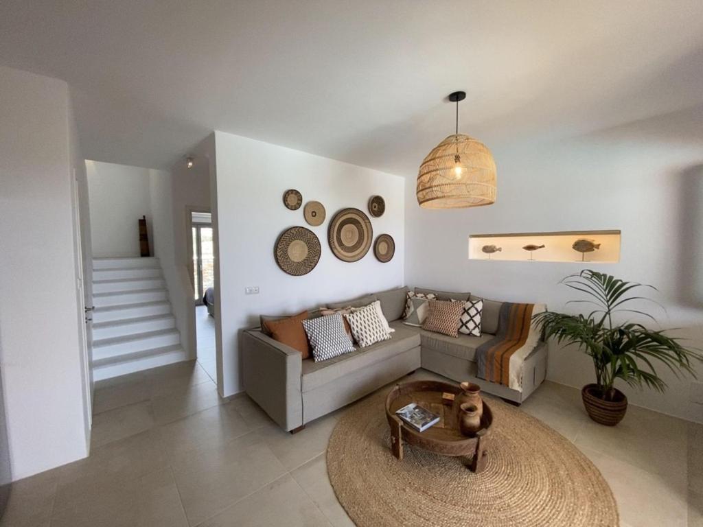 Villa Ypsilon Naxos - Luxury Holiday House With Amazing Sea View & Private Pool Agia Anna  Екстер'єр фото